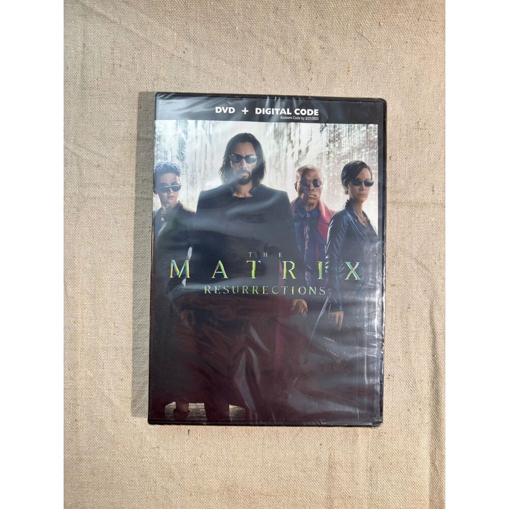 The Matrix Resurrections DVD (2021) Sealed Brand New Keanu Reeves
